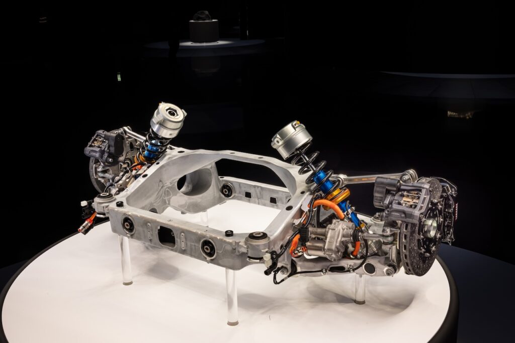 2026 Ferrari Elletrica rear subframe.