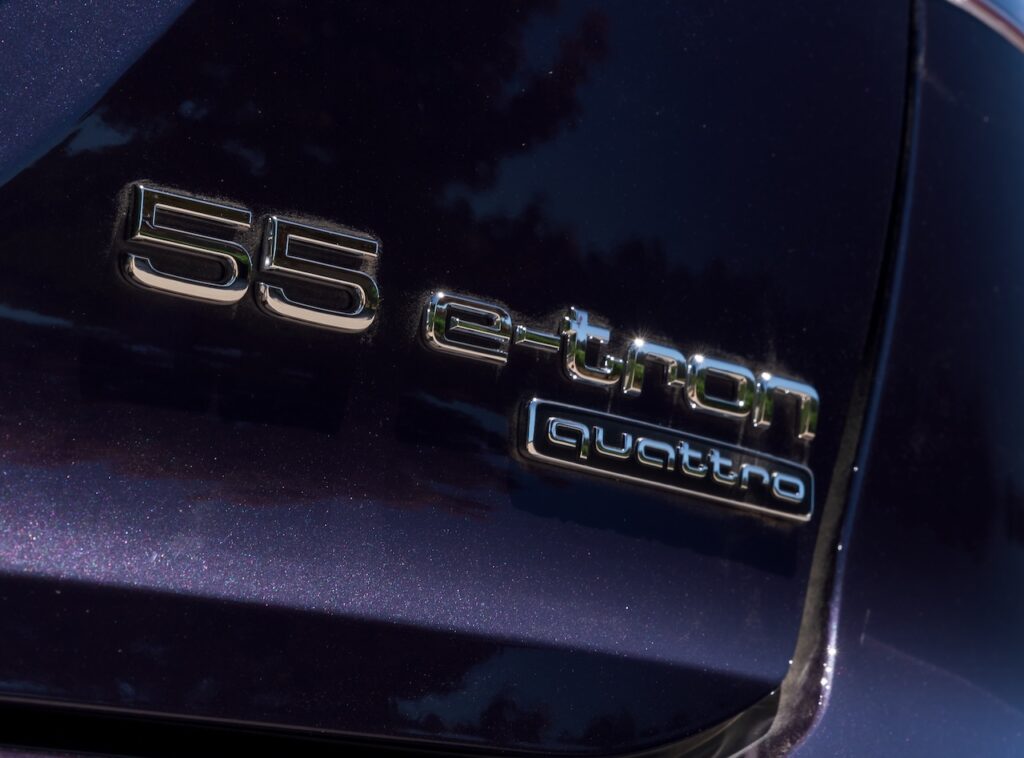 2025 Audi Q4 55 e-tron quattro.