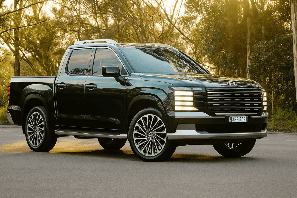 Hyundai dual cab ute. Image by ChatGPT.