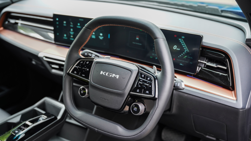 KGM Musso EV interior