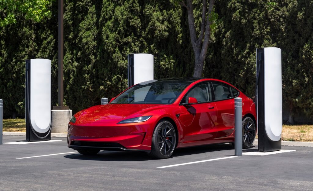 Tesla V4 Supercharger network.