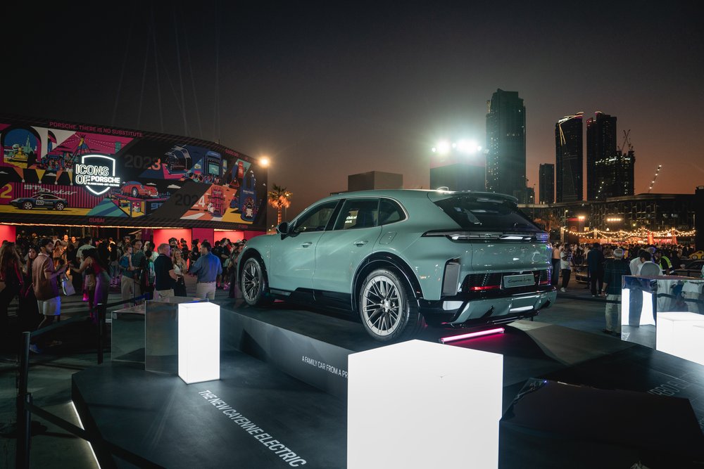 2026 Porsche Cayenne Turbo Electric revealed in Dubai
