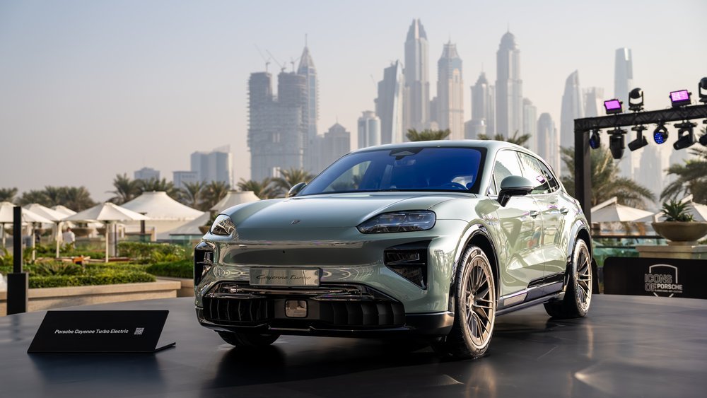2026 Porsche Cayenne Turbo Electric revealed in Dubai