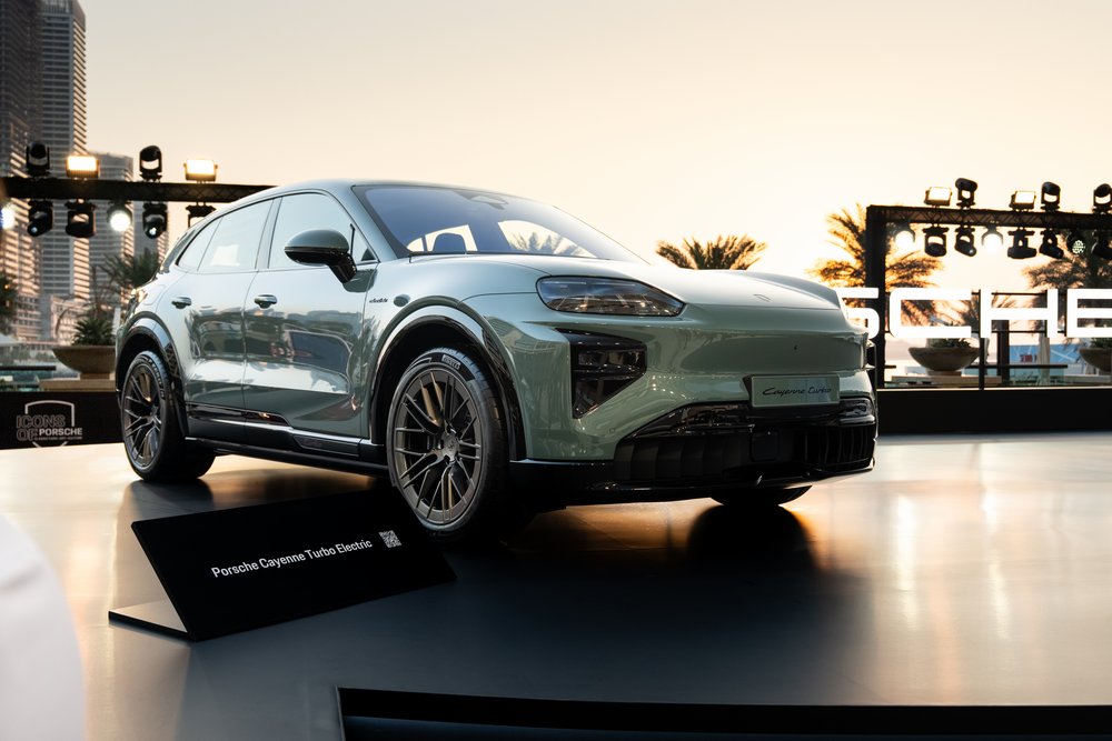 2026 Porsche Cayenne Turbo Electric revealed in Dubai