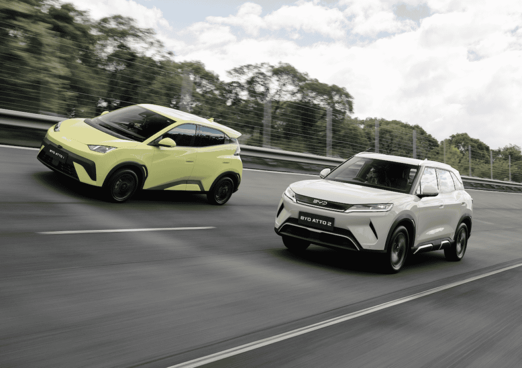 2026 BYD Atto 1 and BYD Atto 2.