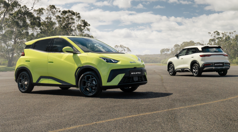 2026 BYD Atto 1 and BYD Atto 2.