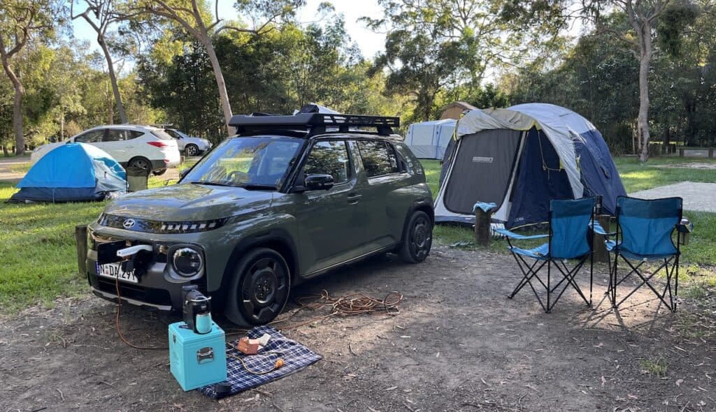 Camping with a 2025 Hyundai Inster Cross