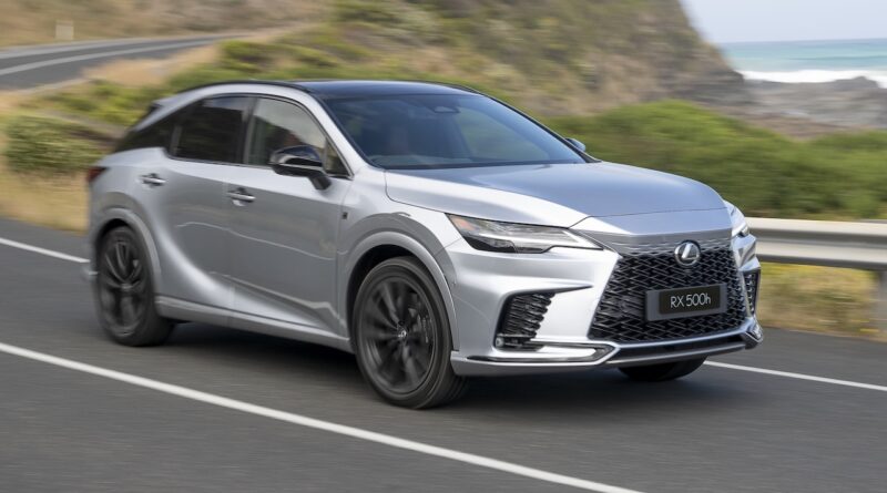 2026 Lexus RX 500h F Sport Performance.