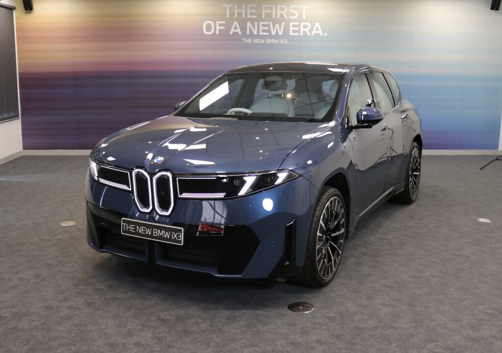2026 BMW iX3 50 xDrive right-hand drive in Australia.