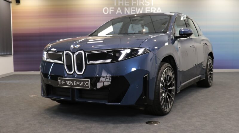 2026 BMW iX3 50 xDrive right-hand drive in Australia.
