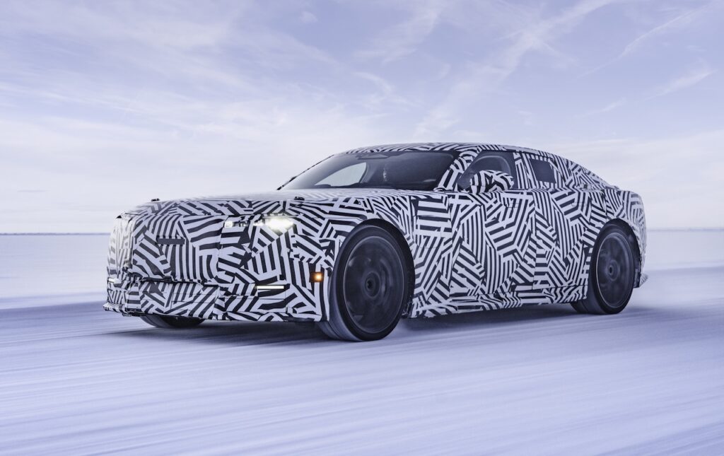 2026 Jaguar Type 00 prototype winter testing.