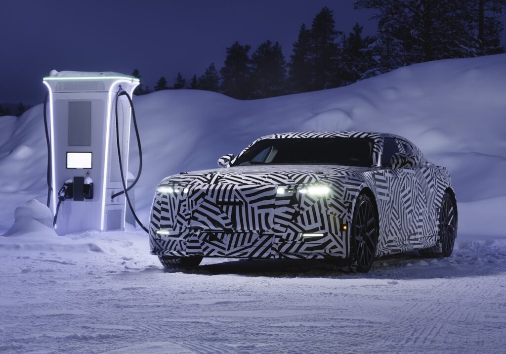 2026 Jaguar Type 00 prototype winter testing.