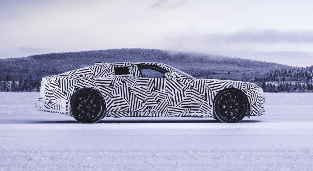 2026 Jaguar Type 00 prototype winter testing.