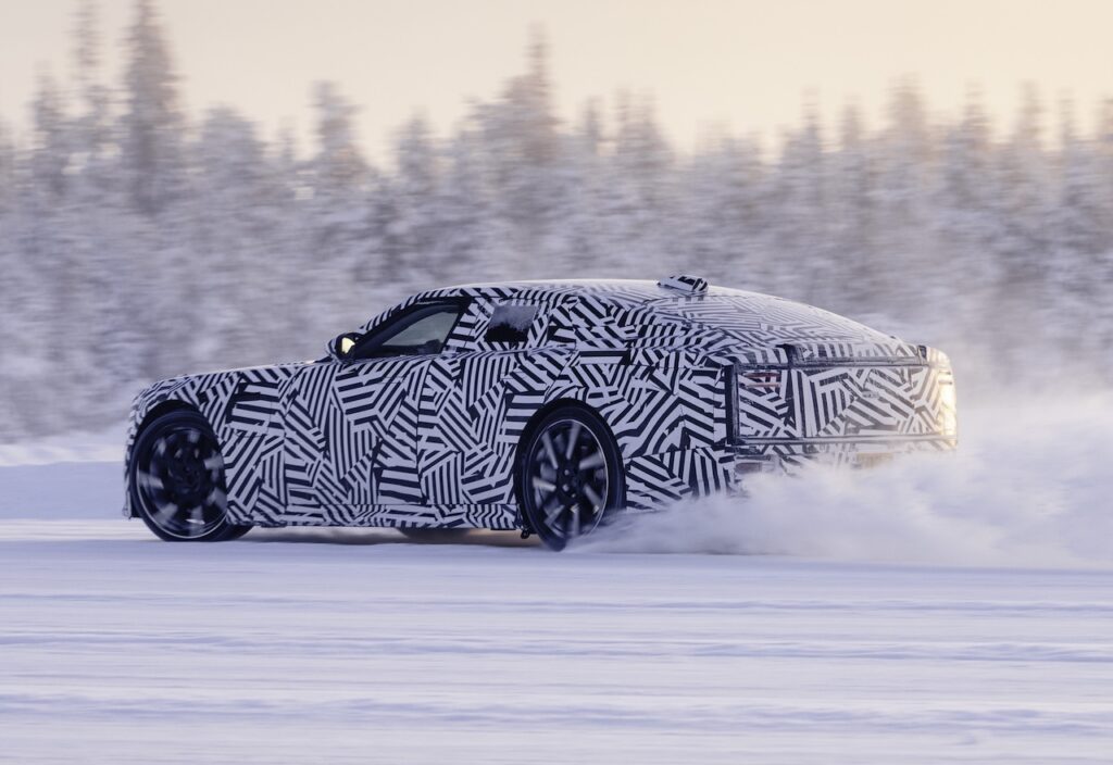 2026 Jaguar Type 00 prototype winter testing.