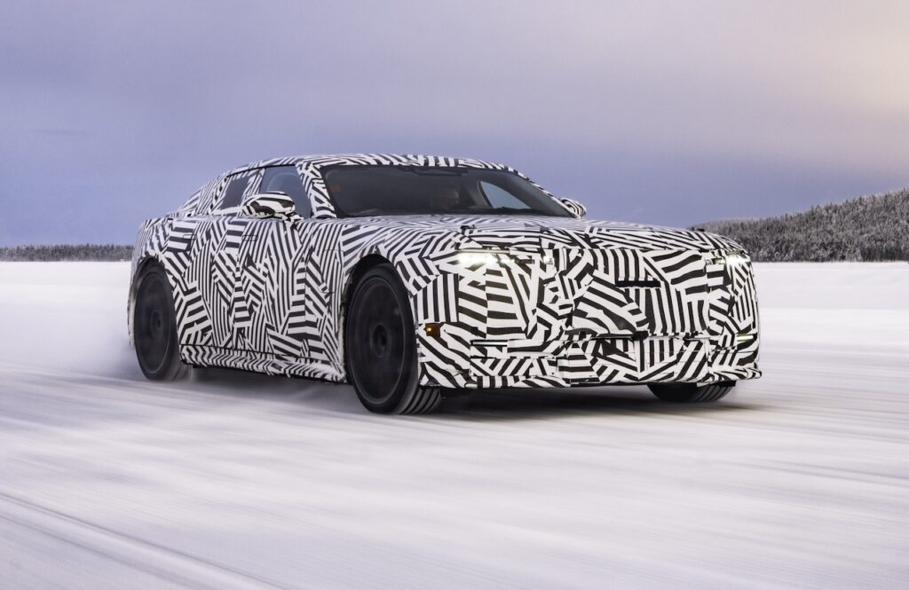 2026 Jaguar Type 00 prototype winter testing.