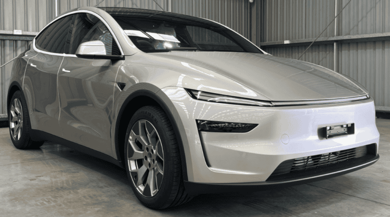 The Tesla Model YL pictured in the Australian Design Rule documentation published by the Australian Government.