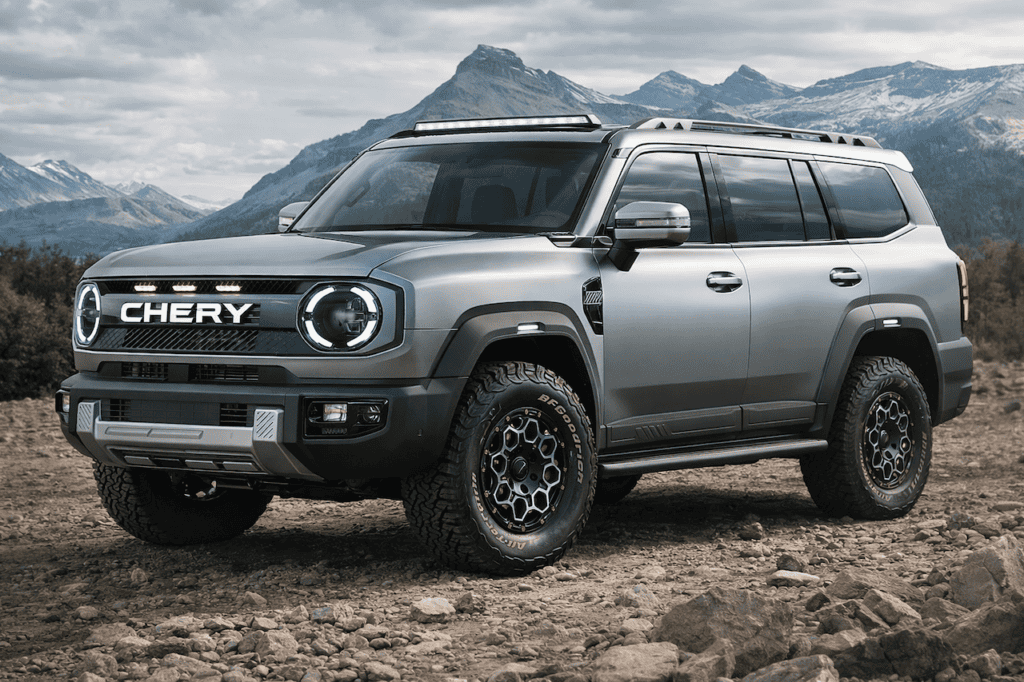 Chery KP31 4x4 wagon. Artists impression.