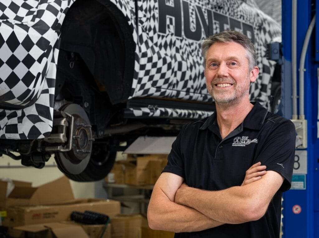 Tuning ace Michael Barber with the JAC Hunter T9.