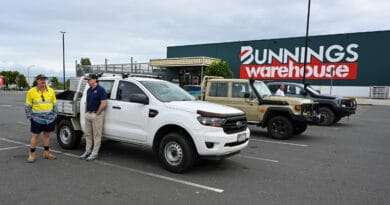 Ford CEO Jim Farley in Australia in March 2026 to visit customers, suppliers and even Bunnings. He also drove various competitor vehicles.