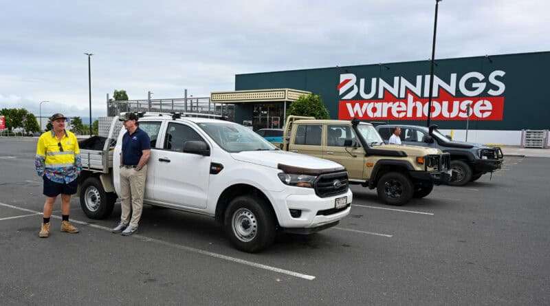 Ford CEO Jim Farley in Australia in March 2026 to visit customers, suppliers and even Bunnings. He also drove various competitor vehicles.