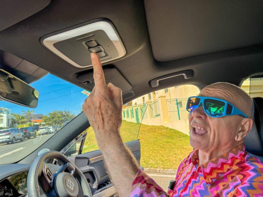 Dr Karl with a Zeekr 7X Performance.