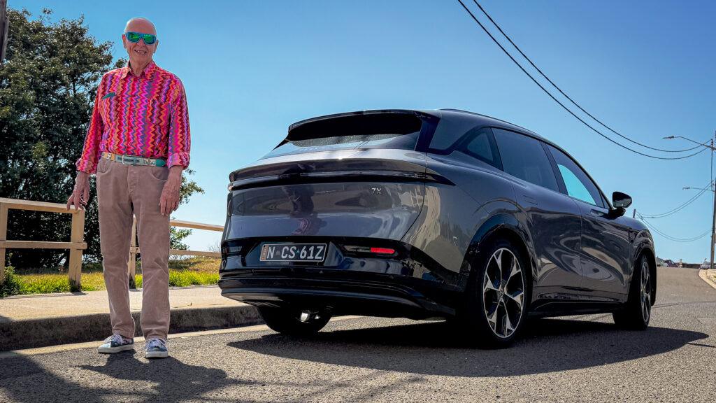 Dr Karl with a Zeekr 7X Performance.