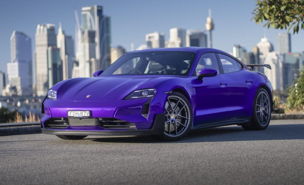 2026 Porsche Taycan GT with Weissach Package.