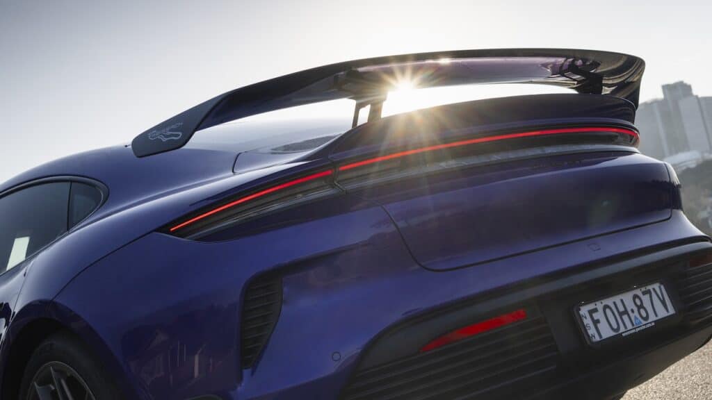 2026 Porsche Taycan GT with Weissach Package.