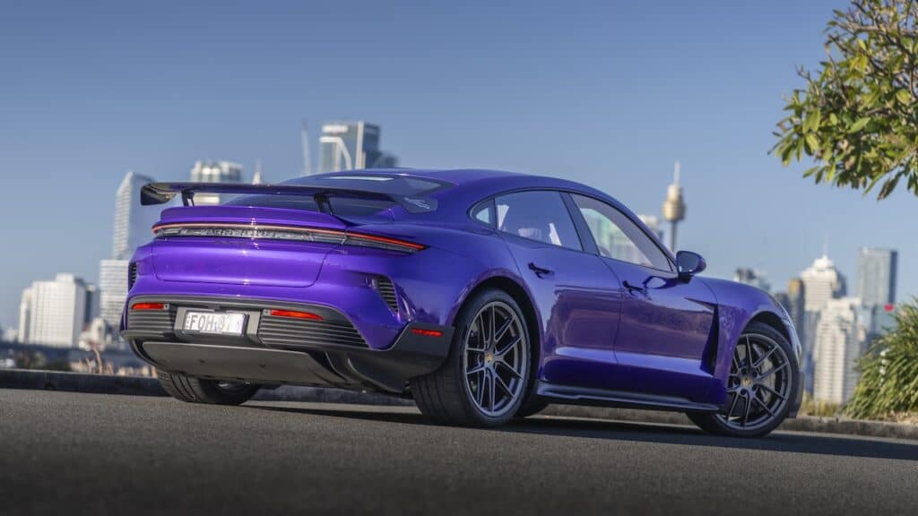 2026 Porsche Taycan GT with Weissach Package.