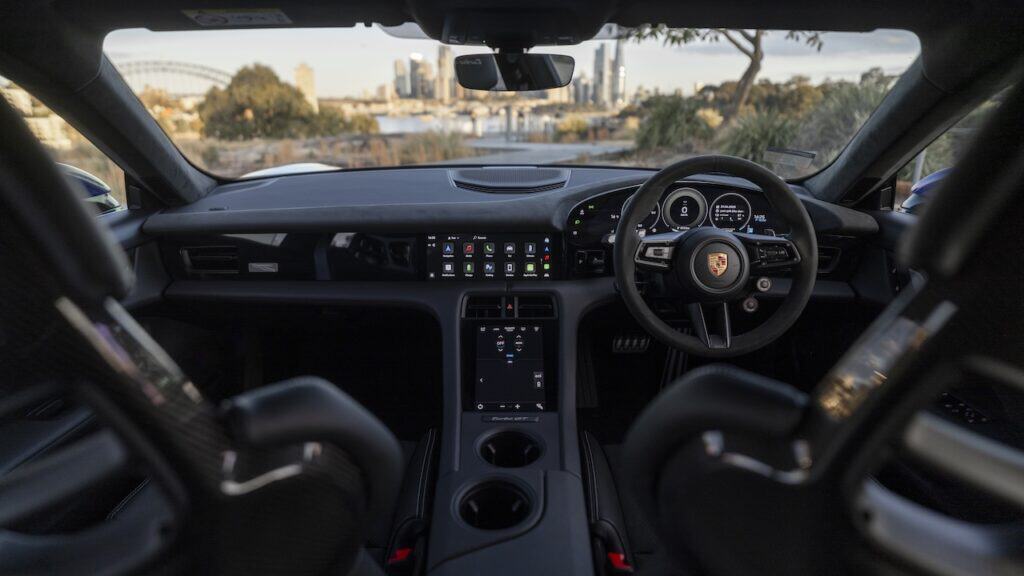 2026 Porsche Taycan GT with Weissach Package.