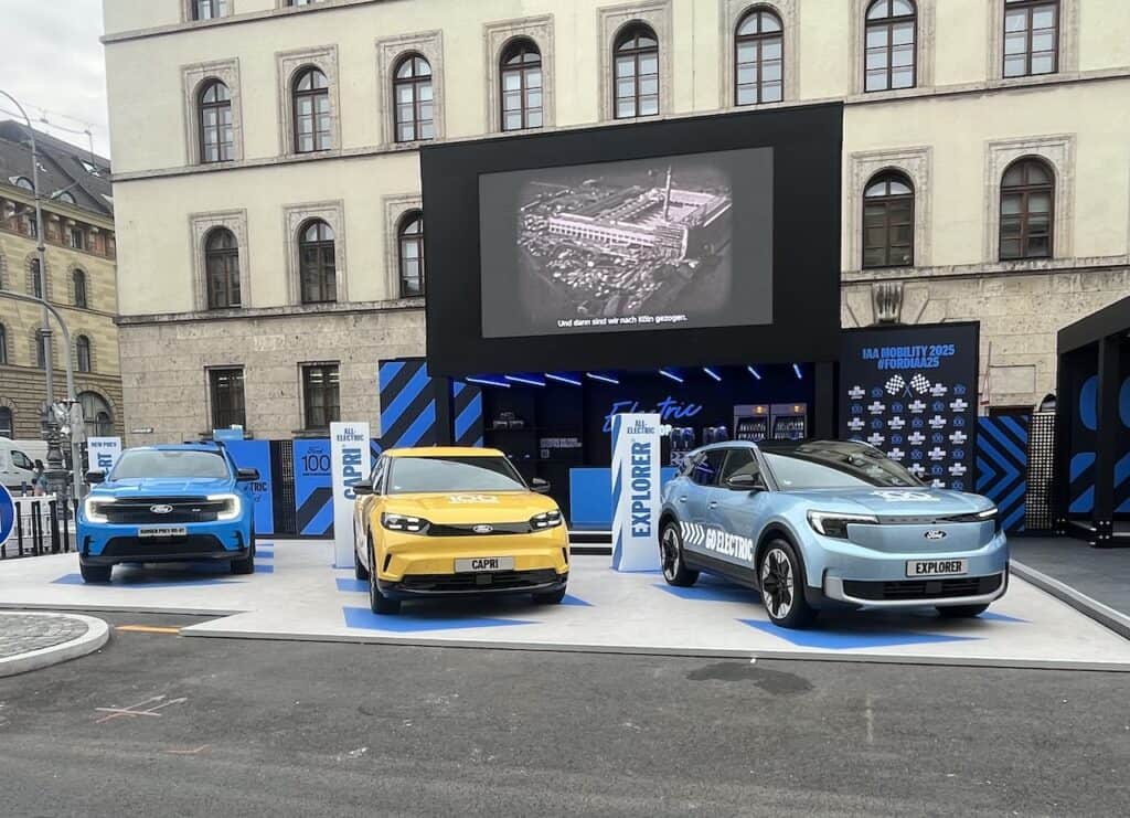 Ford's European EV line-up.