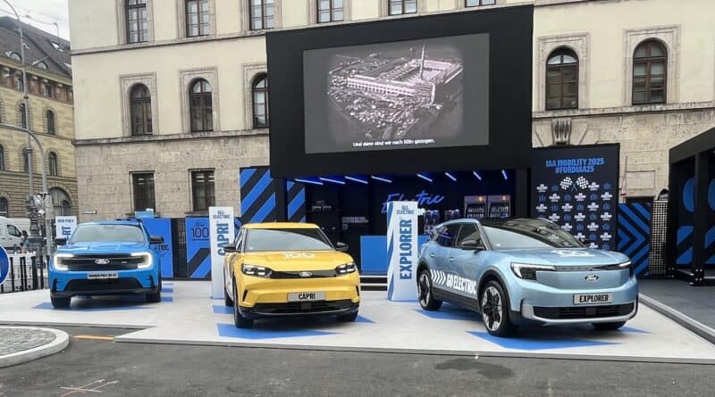 Ford's European EV line-up.