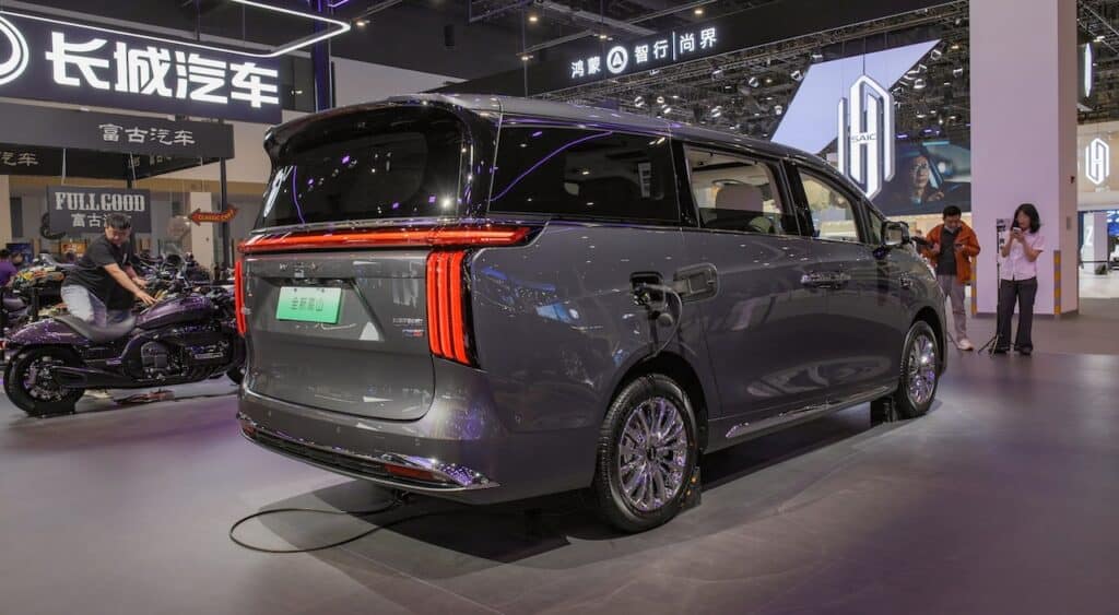 Wey G9 PHEV people mover at the 2026 Beijing auto show
