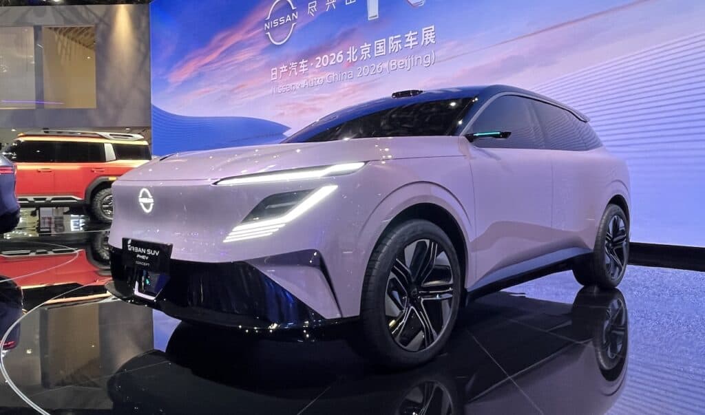 Nissan Urban PHEV at the 2026 Beijing auto show