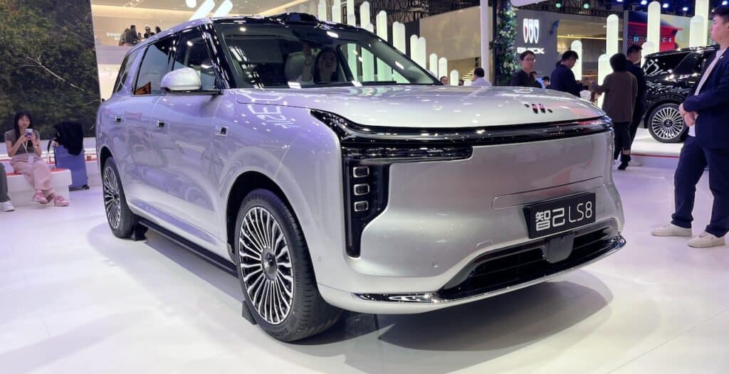 MG's IM LS8 range-extender (EREV) luxury SUV will be known as the IM8 when it comes to Australia in early 2027, seen at the 2026 Beijing auto show
