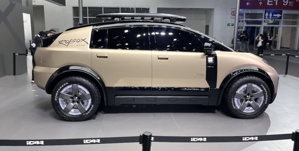 Chery’s iCar RoBox concept at the 2026 Beijing auto show
