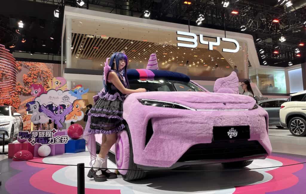 My Little Pony BYD Atto 3 at the 2026 Beijing auto show
