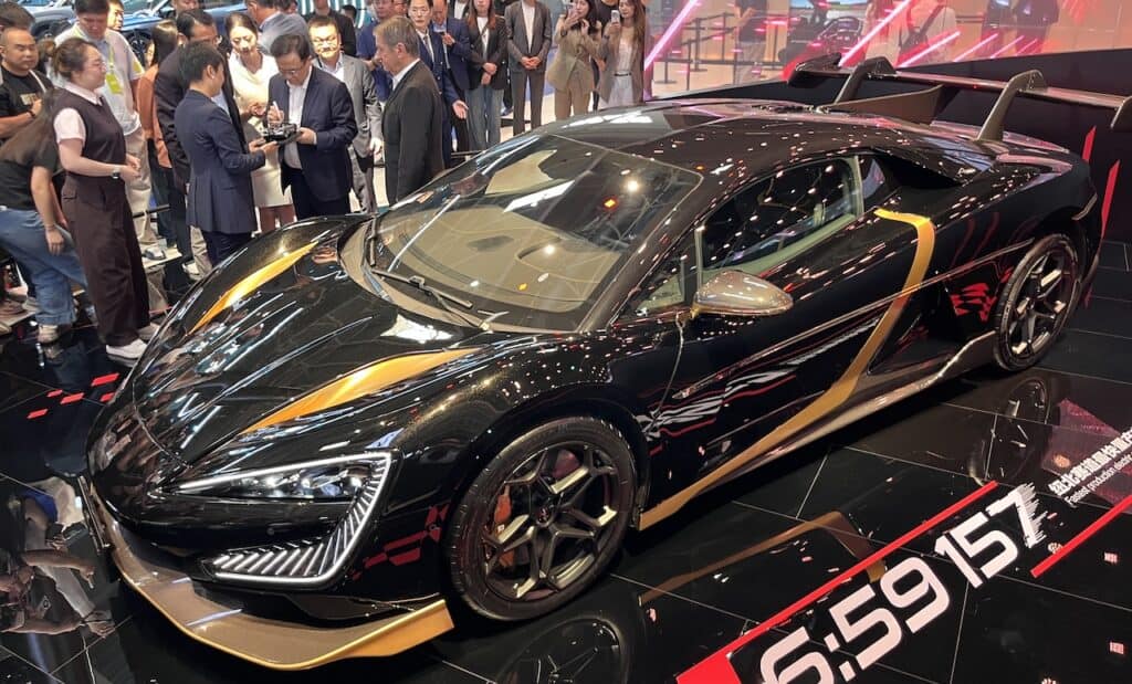YangWang U9 Xtreme at the 2026 Beijing auto show