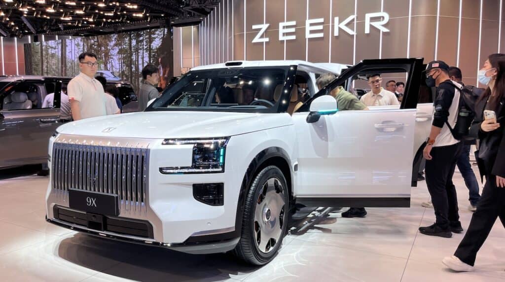 Zeekr 9X at the 2026 Beijing auto show