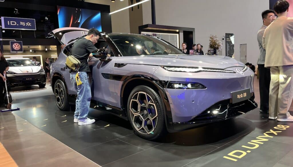 Volkswagen ID. Unyx O8 at the 2026 Beijing auto show