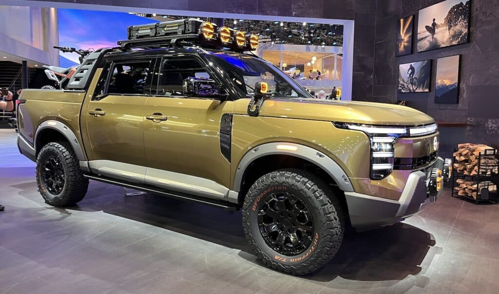 Nissan Frontier Pro plug-in hybrid ute at the 2026 Beijing auto show