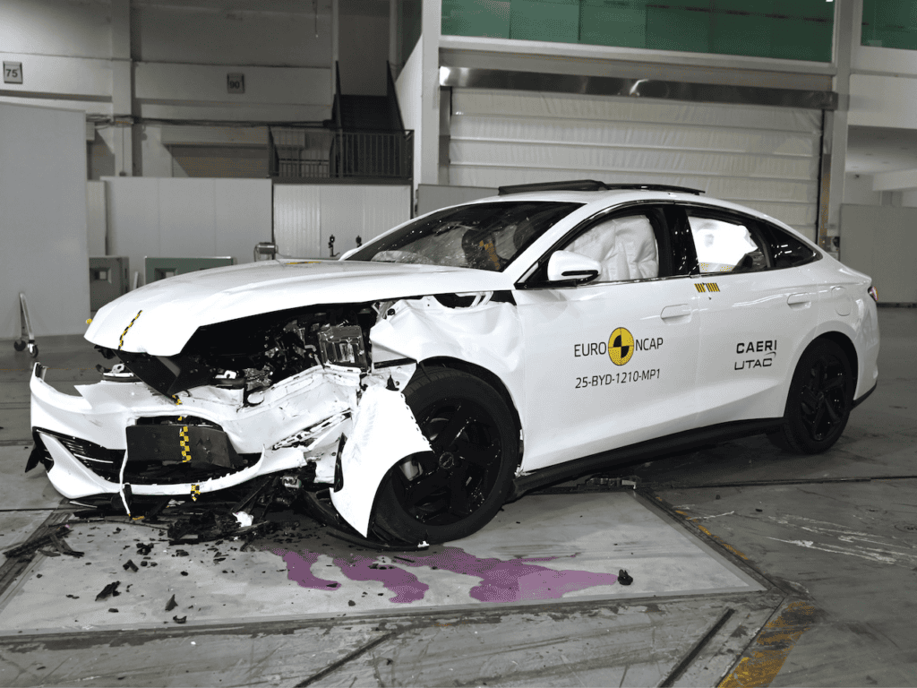 2026 BYD Seal 6 crash test.