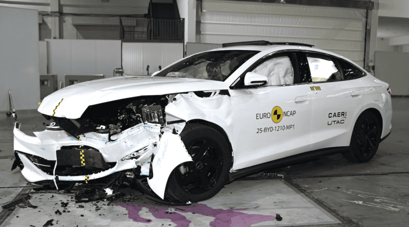 2026 BYD Seal 6 crash test.
