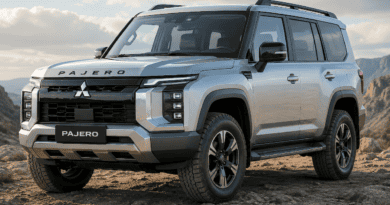 2026 Mitsubishi Pajero artist's impression.