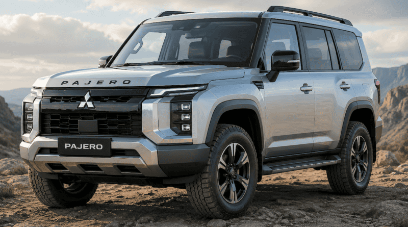 2026 Mitsubishi Pajero artist's impression.