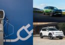 EV charger with a Hyundai Ioniq 9 and Kia EV9.