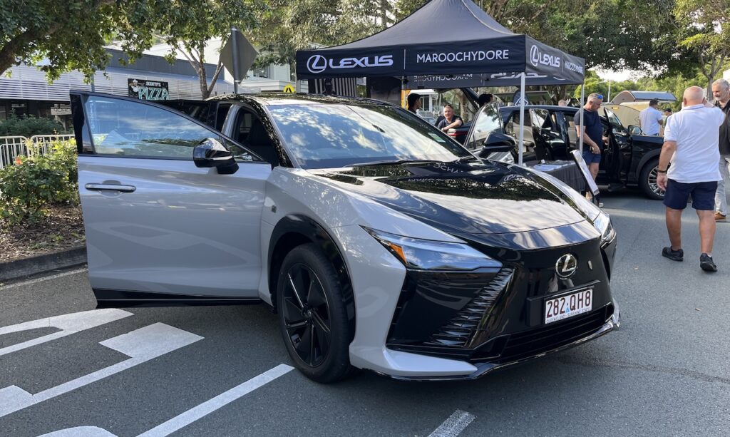 New Lexus RZ at the 2026 Noosa EV & Electrify Everything Expo