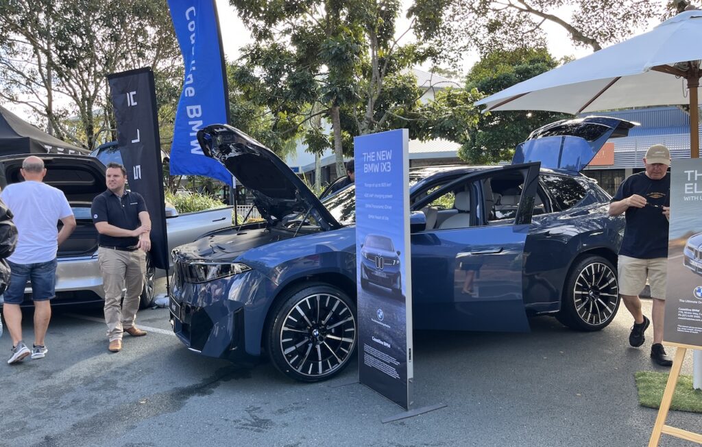 BMW iX3 at the 2026 Noosa EV & Electrify Everything Expo