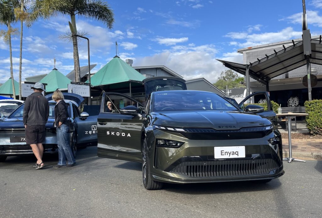 Skoda Enyaq at the 2026 Noosa EV & Electrify Everything Expo