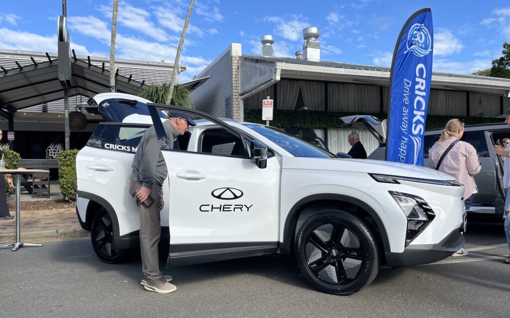 Chery E5 at the 2026 Noosa EV & Electrify Everything Expo